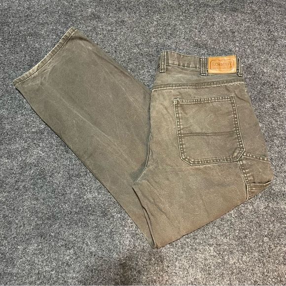 Green Schmidt Workwear Carpenter Pants - Picture 1 of 7